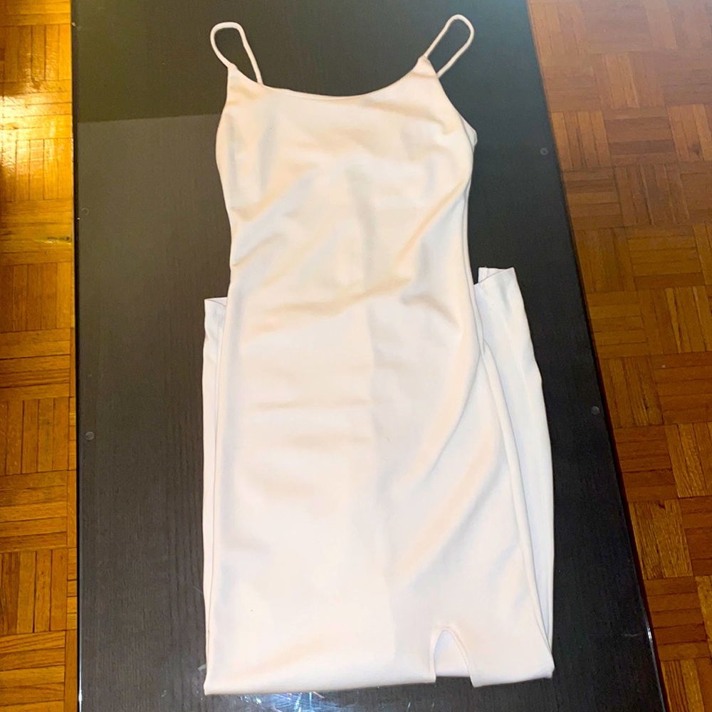Dress with slit